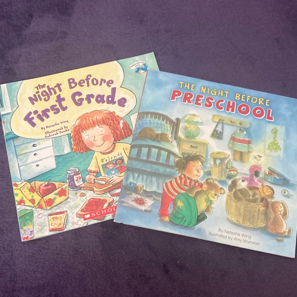 MAKE AN OFFER! Children's Book Set: The Night Before First Grade & Preschool